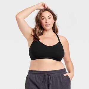 ⭐️ Auden Black Unlined Nursing Bralette Size M